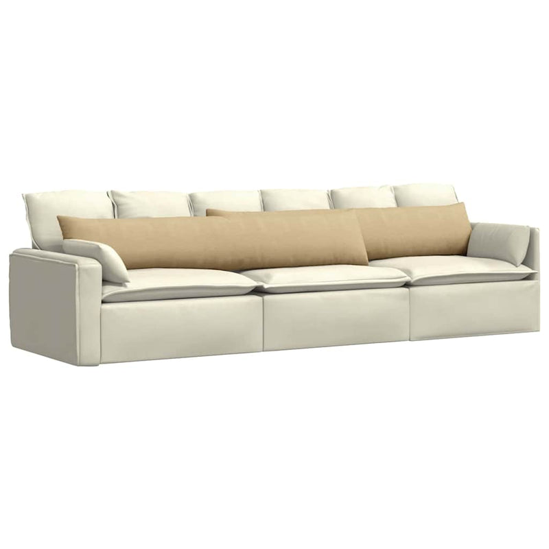 Afbeelding laden in galerijviewer, Vidaxl sofa kussens 2 stuks grijs groen 200 x 40 cm cordstof
