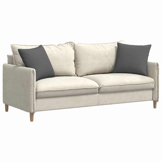 Vidaxl sofa kussens 2 pcs donkergrijs 45 x 45 cm stof