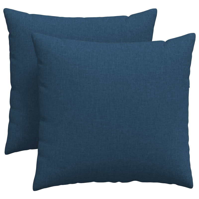 Chargez l'image dans la visionneuse de la galerie, Vidaxl sofa kussens 2 pcs blauw 45 x 45 cm stof
