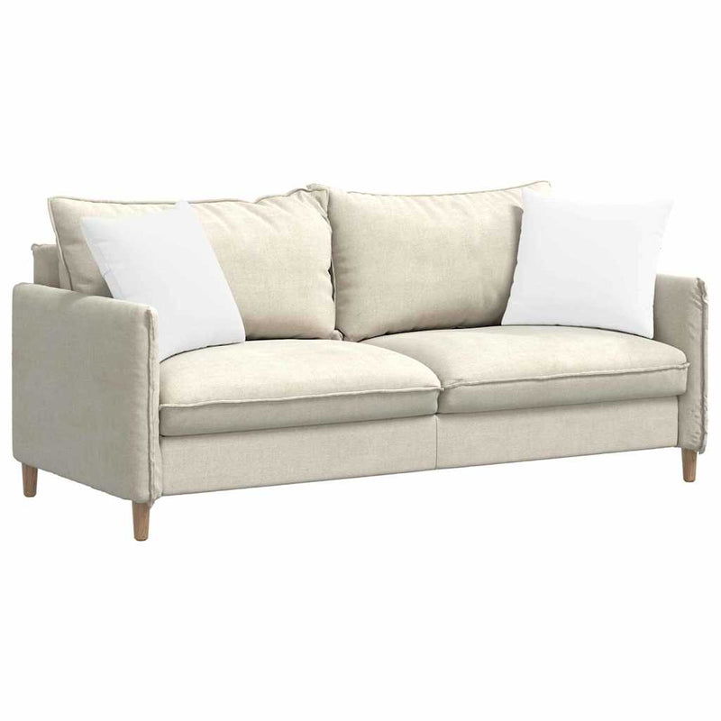 Chargez l'image dans la visionneuse de la galerie, Vidaxl sofa kussens 2 pcs wit 45 x 45 cm stof
