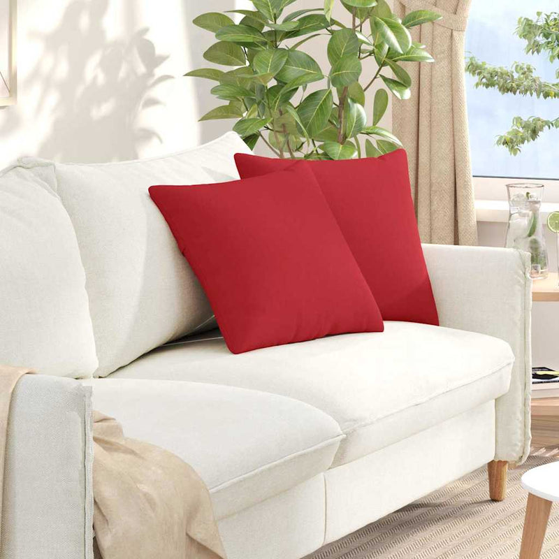 ギャラリービューアに画像をロードする, Vidaxl sofa kussens 2 pcs rood 45 x 45 cm stof
