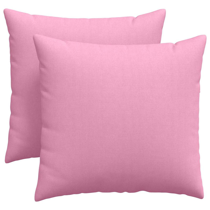 Chargez l'image dans la visionneuse de la galerie, Vidaxl sofa kussens 2 pcs roze 45 x 45 cm stof
