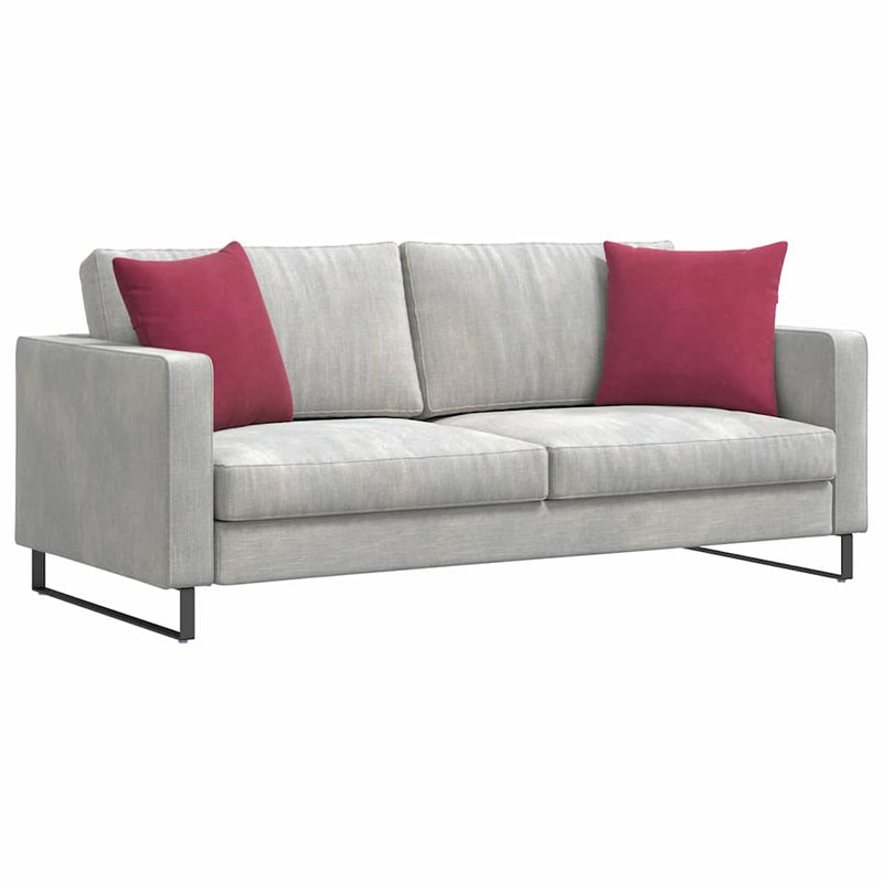 Chargez l'image dans la visionneuse de la galerie, Vidaxl sofa kussens 2 stuks wijnrood 45 x 45 cm cordstof
