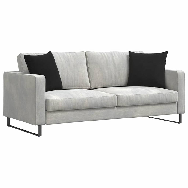 Chargez l'image dans la visionneuse de la galerie, Vidaxl sofa kussens 2 stuks zwart 45 x 45 cm cordstof
