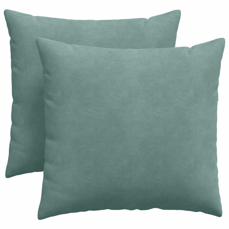 Chargez l'image dans la visionneuse de la galerie, Vidaxl sofa kussens 2 stuks zeegroen 45 x 45 cm cordstof
