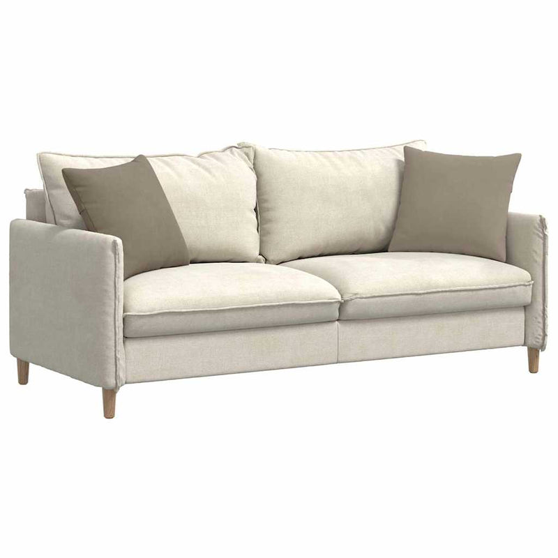 Chargez l'image dans la visionneuse de la galerie, Vidaxl sofa kussens 2 stuks taupe 45 x 45 cm stof
