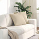 Vidaxl sofa kussens 2 st stof crème 45 x 45 cm