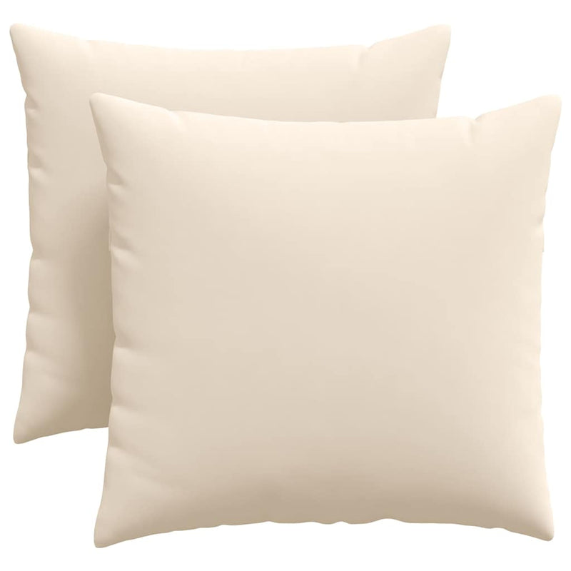 Chargez l'image dans la visionneuse de la galerie, Vidaxl sofa kussens 2 stuks beige 45 x 45 cm stof
