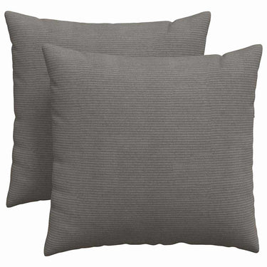 Vidaxl sofa kussens 2 stuks lichtgrijs 45 x 45 cm cordstof