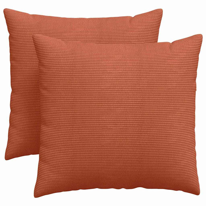 Chargez l'image dans la visionneuse de la galerie, Vidaxl sofa kussens 2 stuks rood-oranje 45 x 45 cm cordstof
