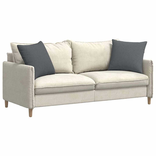 Vidaxl sofa kussens 2 pcs donkergrijs 50 x 50 cm stof