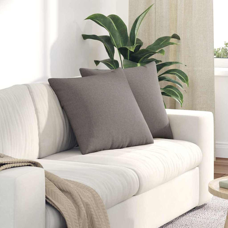 ギャラリービューアに画像をロードする, Vidaxl sofa kussens 2 pcs taupe 50 x 50 cm stof
