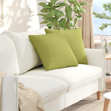 Vidaxl sofa kussens 2 pcs lichtgroen 50 x 50 cm stof