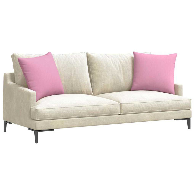 Chargez l'image dans la visionneuse de la galerie, Vidaxl sofa kussens 2 pcs roze 50 x 50 cm stof

