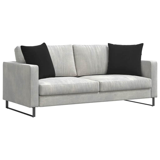 Vidaxl sofa kussens 2 stuks zwart 50 x 50 cm cordstof