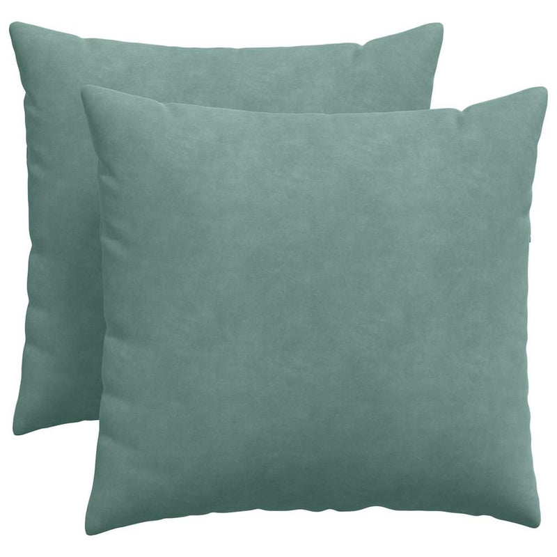 Chargez l'image dans la visionneuse de la galerie, Vidaxl sofa kussens 2 stuks zeegroen 50 x 50 cm cordstof
