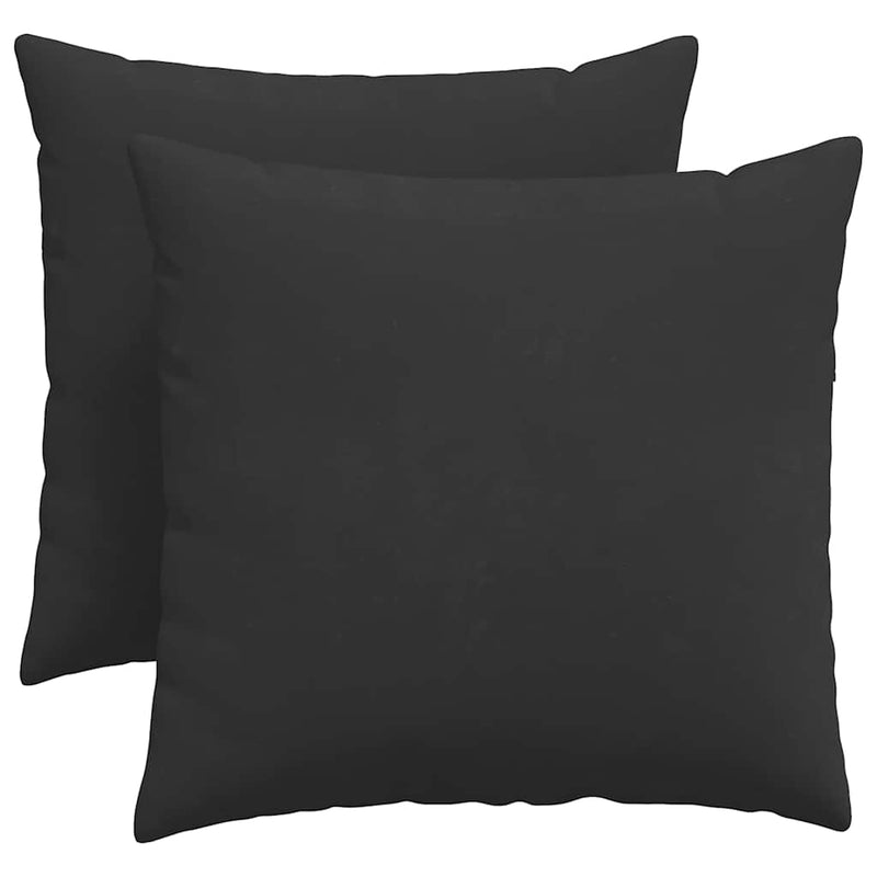 ギャラリービューアに画像をロードする, Vidaxl sofa kussens 2 stuks zwart 50 x 50 cm stof
