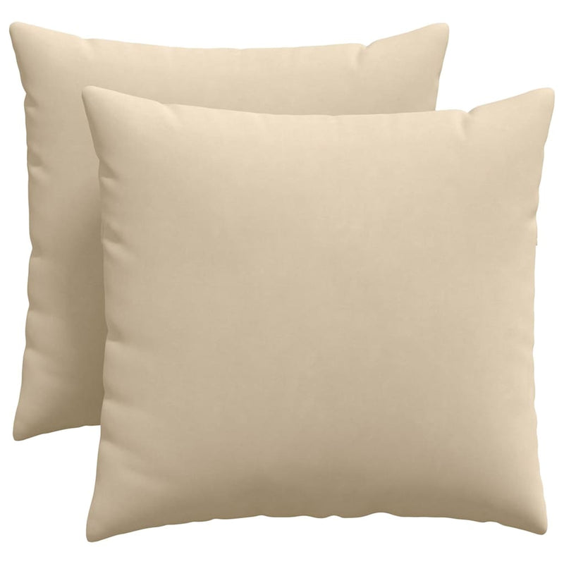 ギャラリービューアに画像をロードする, Vidaxl sofa kussens 2 stuks crème 50 x 50 cm stof
