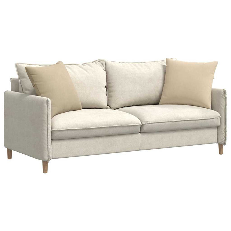 ギャラリービューアに画像をロードする, Vidaxl sofa kussens 2 stuks crème 50 x 50 cm stof
