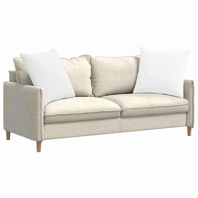 ギャラリービューアに画像をロードする, Vidaxl sofa kussens 2 pcs wit 60 x 60 cm stof

