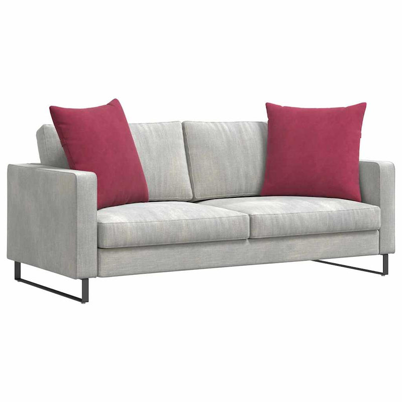 ギャラリービューアに画像をロードする, Vidaxl sofa kussens 2 stuks wijnrood 60 x 60 cm cordstof

