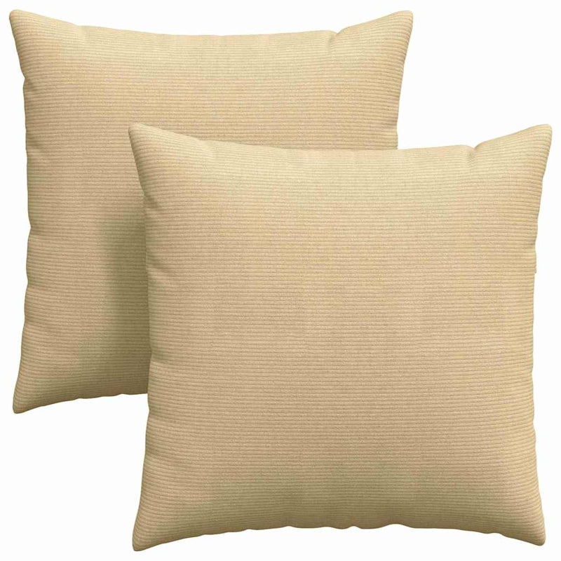 ギャラリービューアに画像をロードする, Vidaxl sofa kussens 2 stuks grijs groen 60 x 60 cm cordstof
