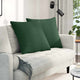 Vidaxl sofa kussens 2 stuks donkergroen 60 x 60 cm cordstof