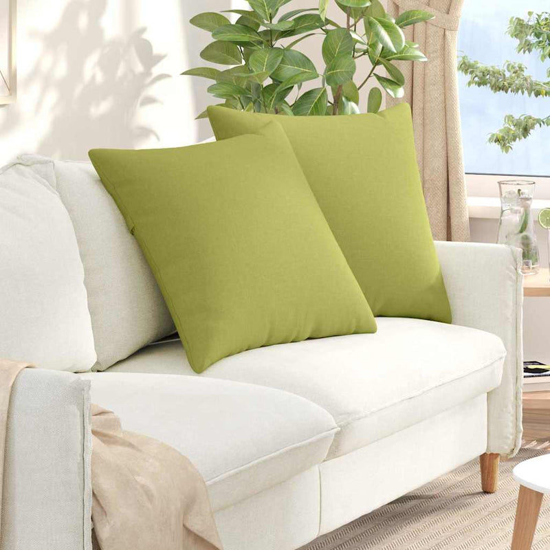 ギャラリービューアに画像をロードする, Vidaxl sofa kussens 2 pcs lichtgroen 80 x 80 cm stof
