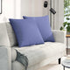 Vidaxl sofa kussens 2 st stof jeans blauw 80 x 80 cm