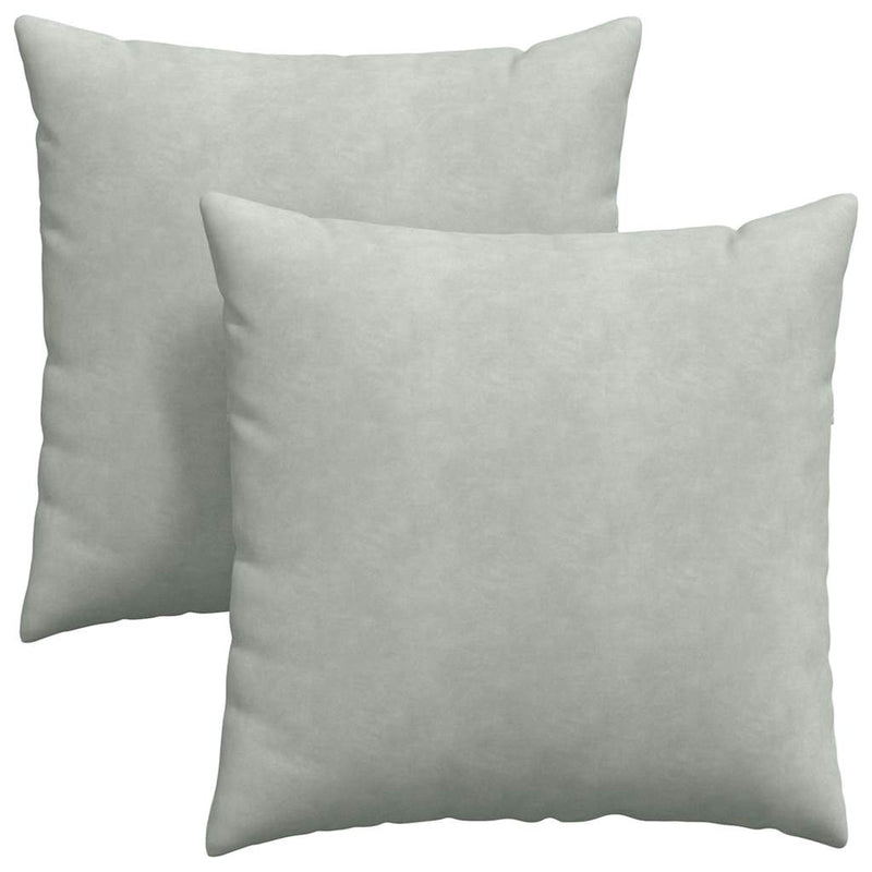 ギャラリービューアに画像をロードする, Vidaxl sofa kussens 2 stuks lichtgrijs 80 x 80 cm cordstof
