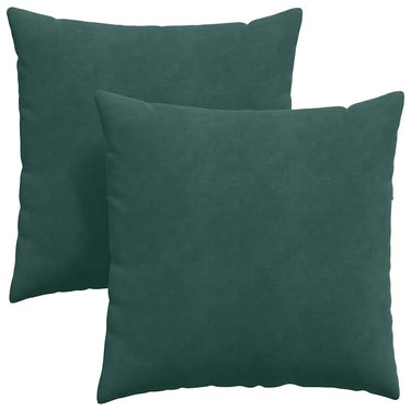 Vidaxl sofa kussens 2 stuks donkergroen 80 x 80 cm cordstof