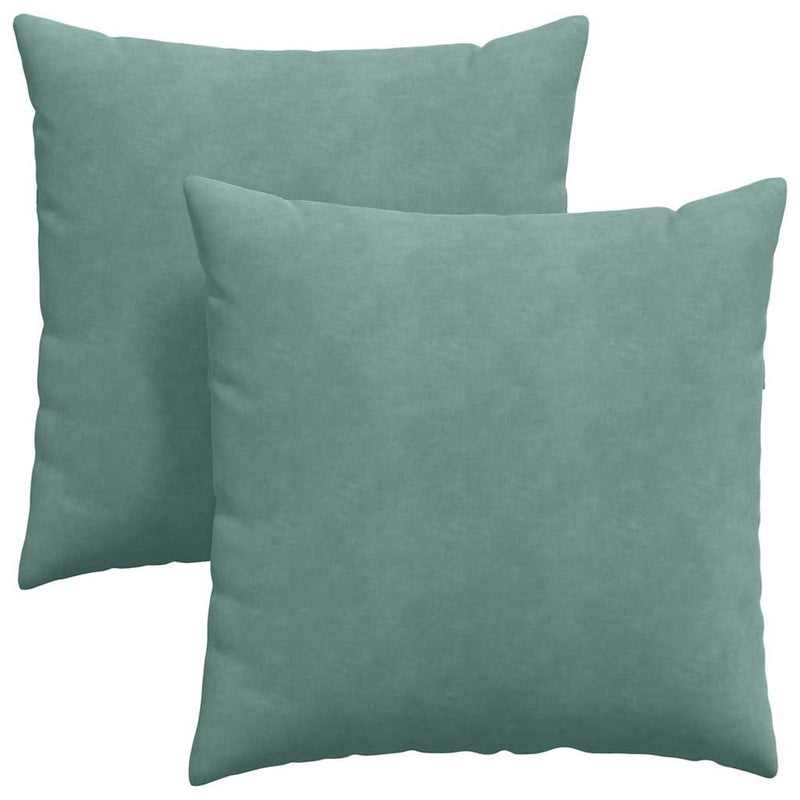 ギャラリービューアに画像をロードする, Vidaxl sofa kussens 2 stuks zeegroen 80 x 80 cm cordstof
