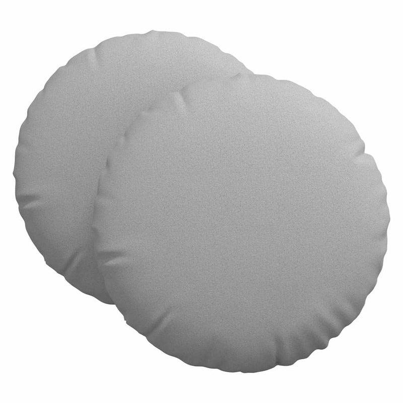 Chargez l'image dans la visionneuse de la galerie, Vidaxl zitkussens 2 pcs wolkengrijs ø80 x 29 cm stof
