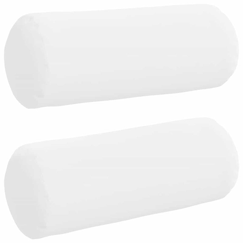 Afbeelding laden in galerijviewer, Vidaxl bolster kussens 2 stuks wit ø 15 x 40 cm stof

