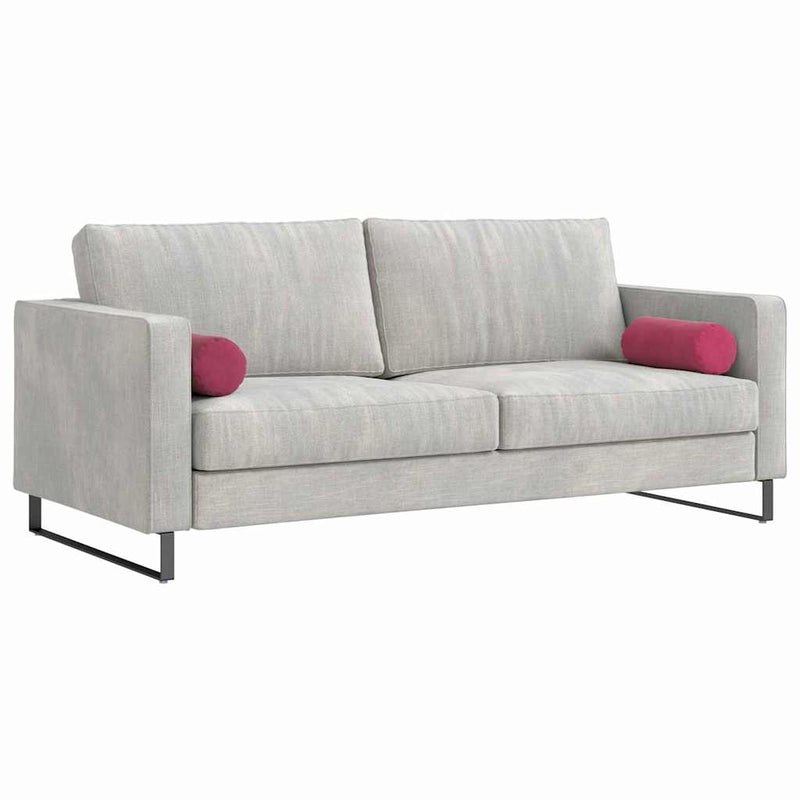 Afbeelding laden in galerijviewer, Vidaxl bolster kussens 2 stuks wijnrood ø 15 x 40 cm cordstof
