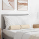 Vidaxl bolster kussens 2 stuks beige ø 15 x 40 cm microvezel stof