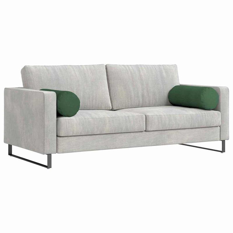 Afbeelding laden in galerijviewer, Vidaxl bolster kussens 2 stuks donkergroen ø 25 x 70 cm cordstof

