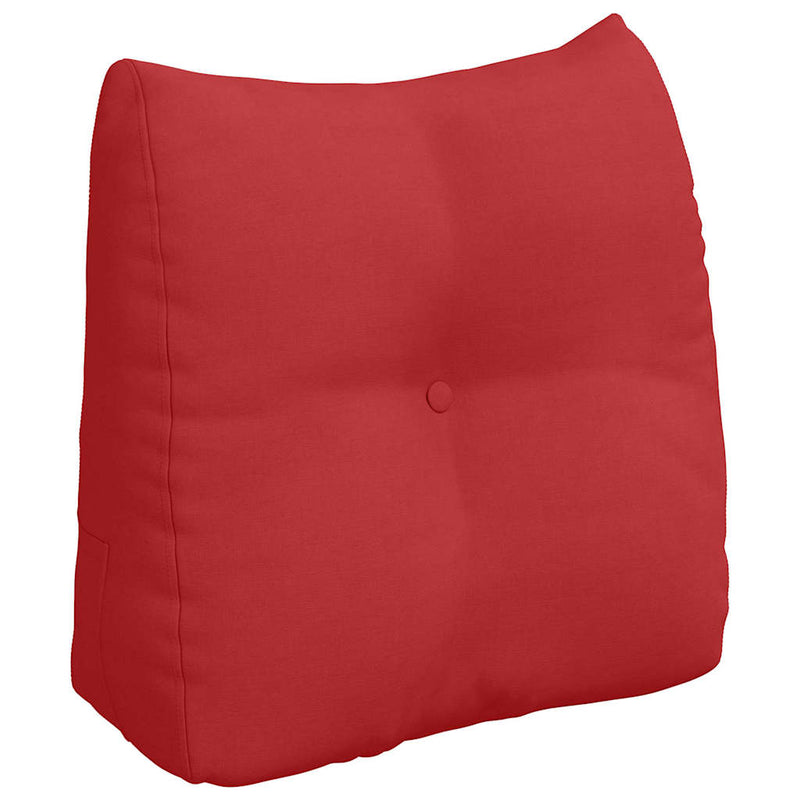 Afbeelding laden in galerijviewer, Vidaxl rugkussen rood 45 x 24 x 50 cm stof
