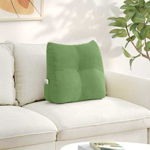Vidaxl rugkussen lichtgroen 45 x 24 x 50 cm fluweel