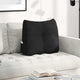 Vidaxl rugkussen zwart 60 x 24 x 50 cm stof