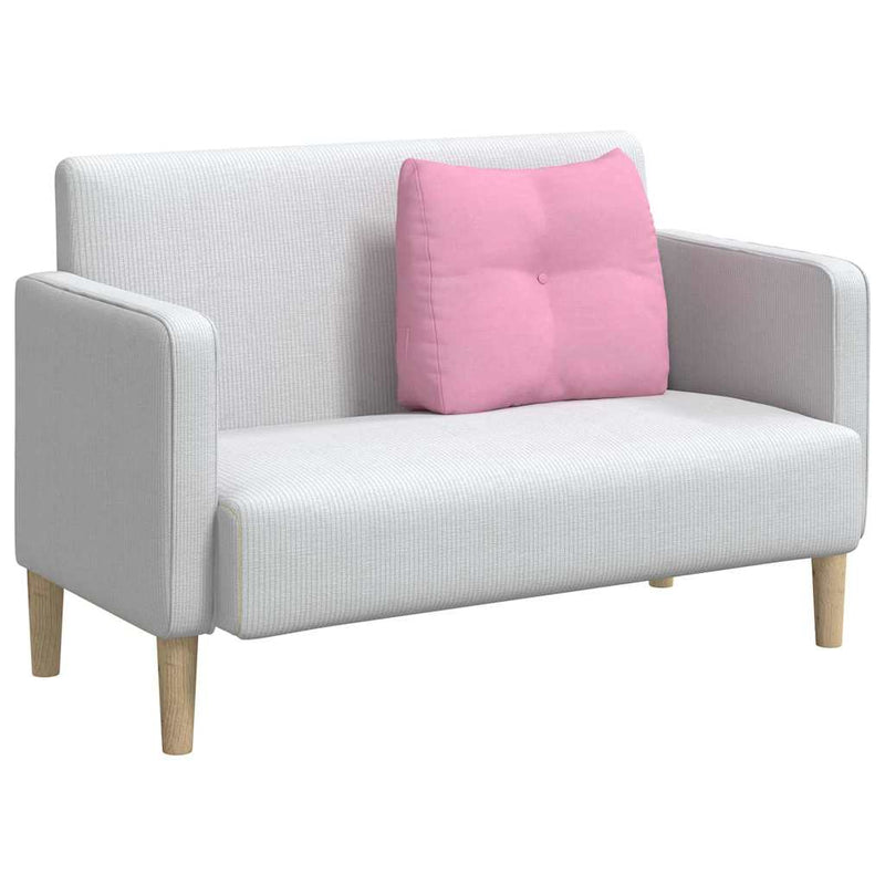 Afbeelding laden in galerijviewer, Vidaxl rugkussen roze 60 x 24 x 50 cm stof
