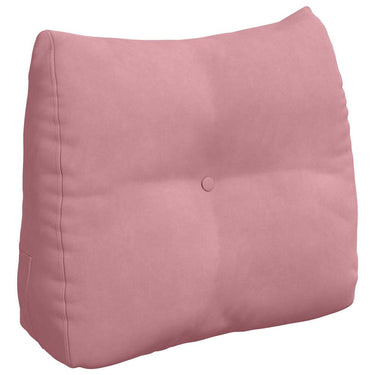 Vidaxl rugkussen roze 60 x 24 x 50 cm fluweel