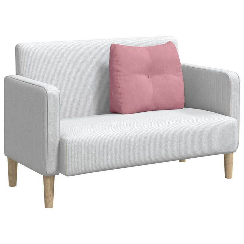Afbeelding laden in galerijviewer, Vidaxl rugkussen roze 60 x 24 x 50 cm fluweel
