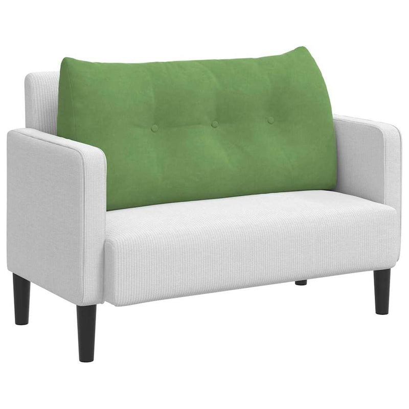 ギャラリービューアに画像をロードする, Vidaxl rugkussen lichtgroen 100 x 24 x 50 cm fluweel
