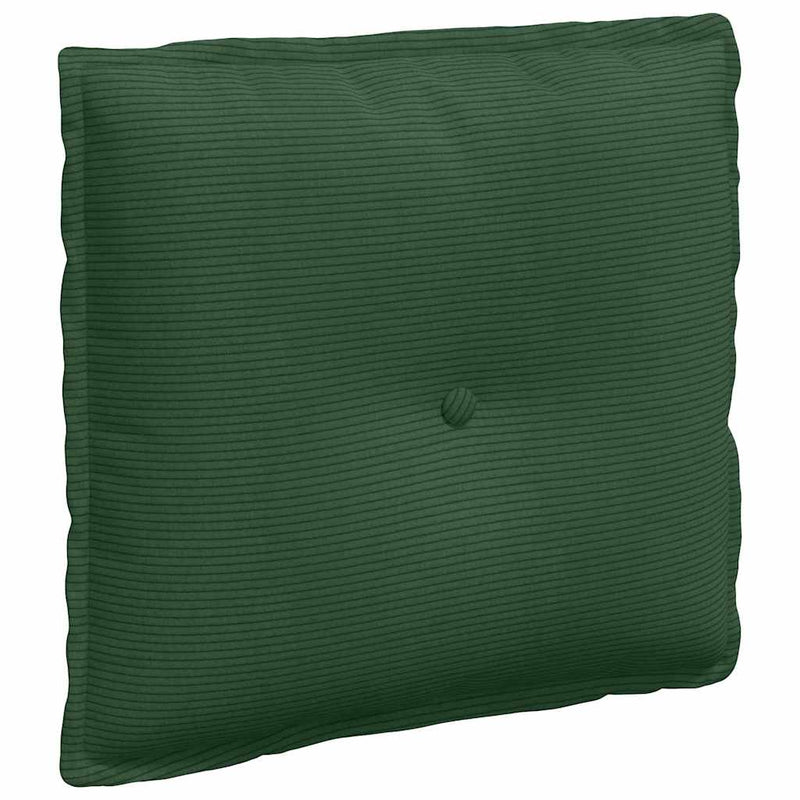 Afbeelding laden in galerijviewer, Vidaxl rugkussen jungle groen 50 x 45 cm cordstof
