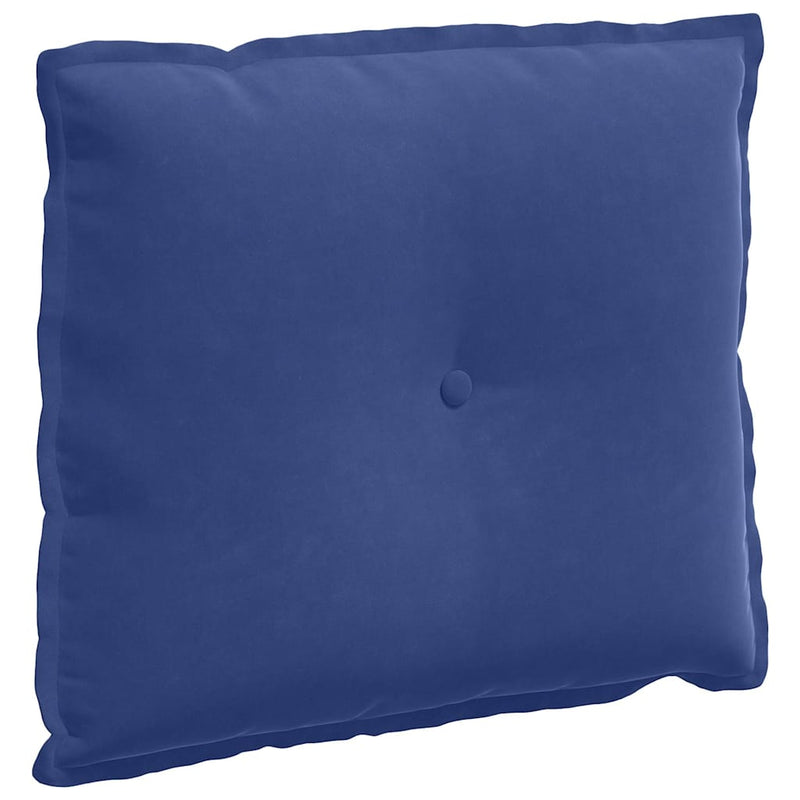 Afbeelding laden in galerijviewer, Vidaxl rugkussen politieblauw 60 x 50 cm cordstof
