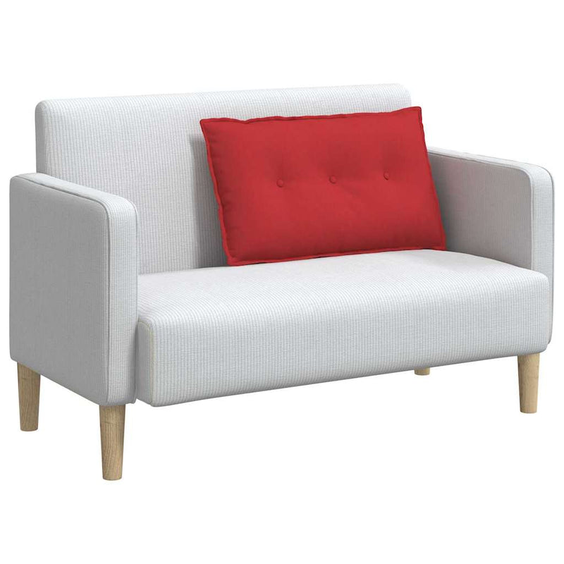 Afbeelding laden in galerijviewer, Vidaxl rugkussen rood 80 x 19 x 50 cm stof

