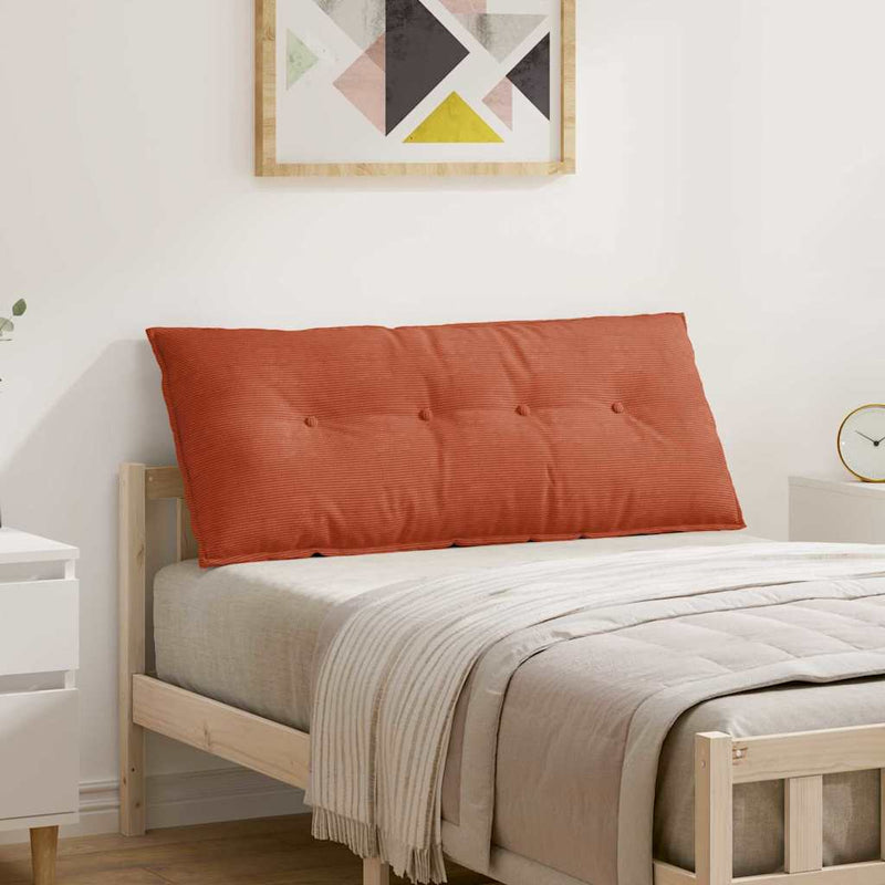 Afbeelding laden in galerijviewer, Vidaxl rugkussen rood-oranje 120 x 50 cm cordstof
