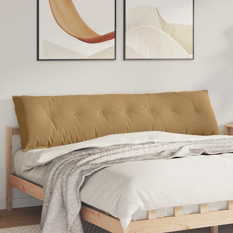 Afbeelding laden in galerijviewer, Vidaxl rugkussen bruin 200 x 50 cm cordstof
