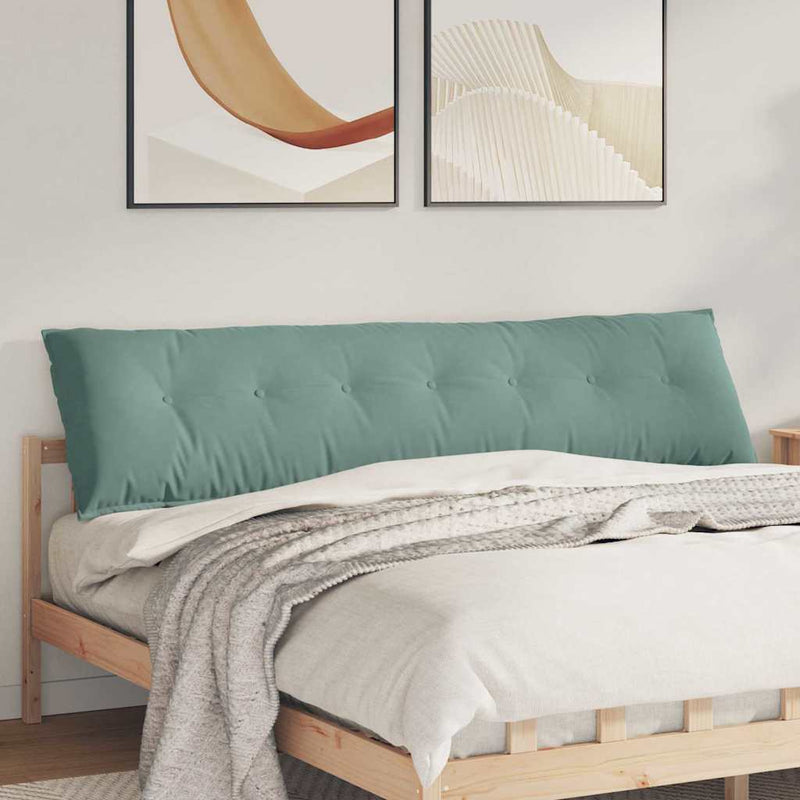 Afbeelding laden in galerijviewer, Vidaxl rugkussen zeegroen 200 x 50 cm cordstof

